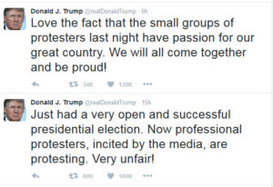 Picture of Trump Tweets